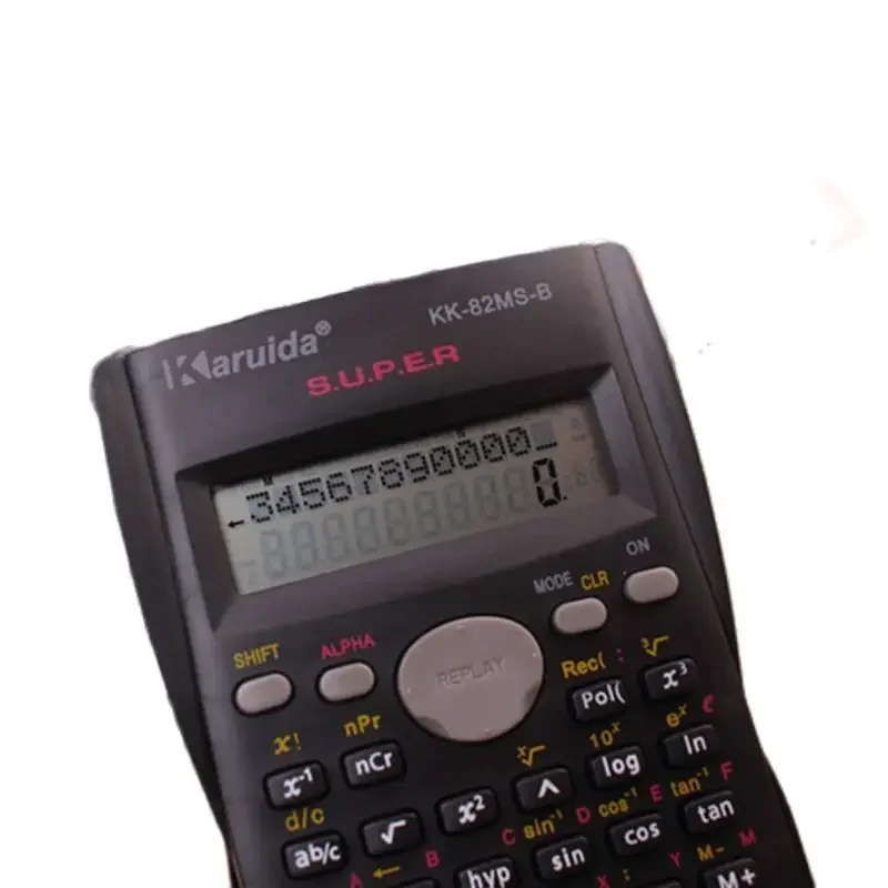 Handheld Matemática Dedicado Calculadora Científica Portátil Display de Linhas Multi-função Ensino dos Estudantes - Imagem 2