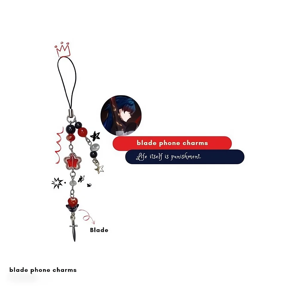 Honkai Star Rail Character-Themed Phone Charms