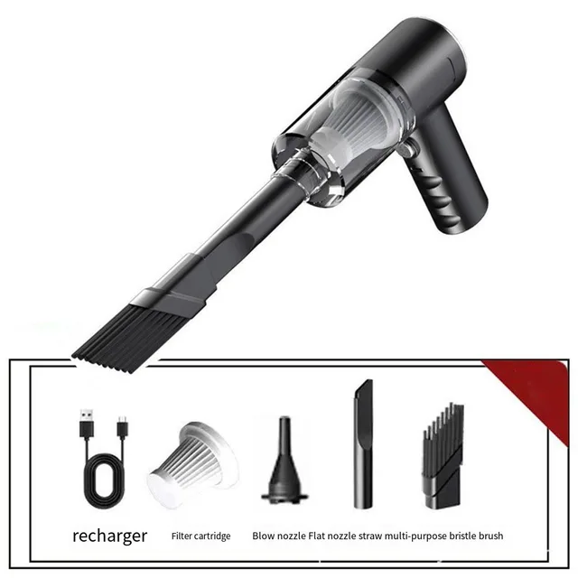 Wireless Car Vacuum Cleaner 800/1200Pa Cordless Handheld Cleaning Robot Auto Vacuums Strong Suction Cleaner For Car 6