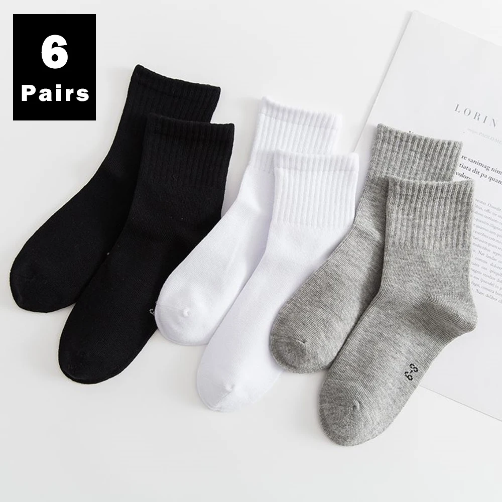 Childrens Socks 6 Pairs/Lot Children Socks Boy Girl 1-12Years