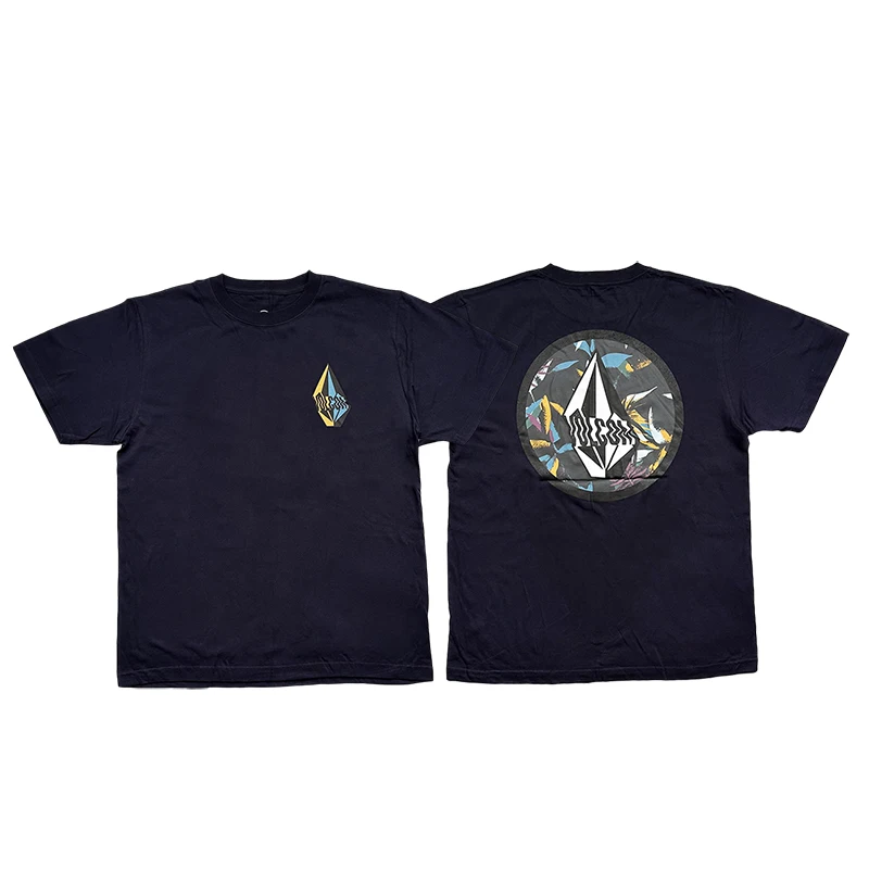 Summer Hardcore Skater American Street Skate T-shirt Cotton Fashion Casual Sports Short Sleeve