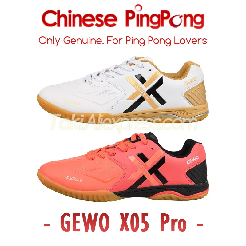 

Original GEWO X05 Professional Table Tennis Shoes for Men Women Ping Pong Sport Sneakers