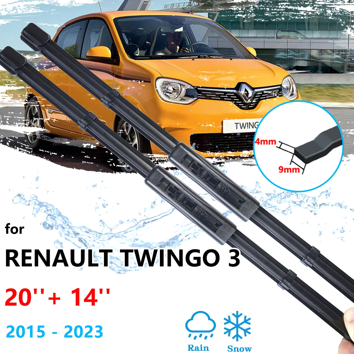 Scheibenwischer Für Renault Twingo 3 - Frontwischer LHD, 2014-2022