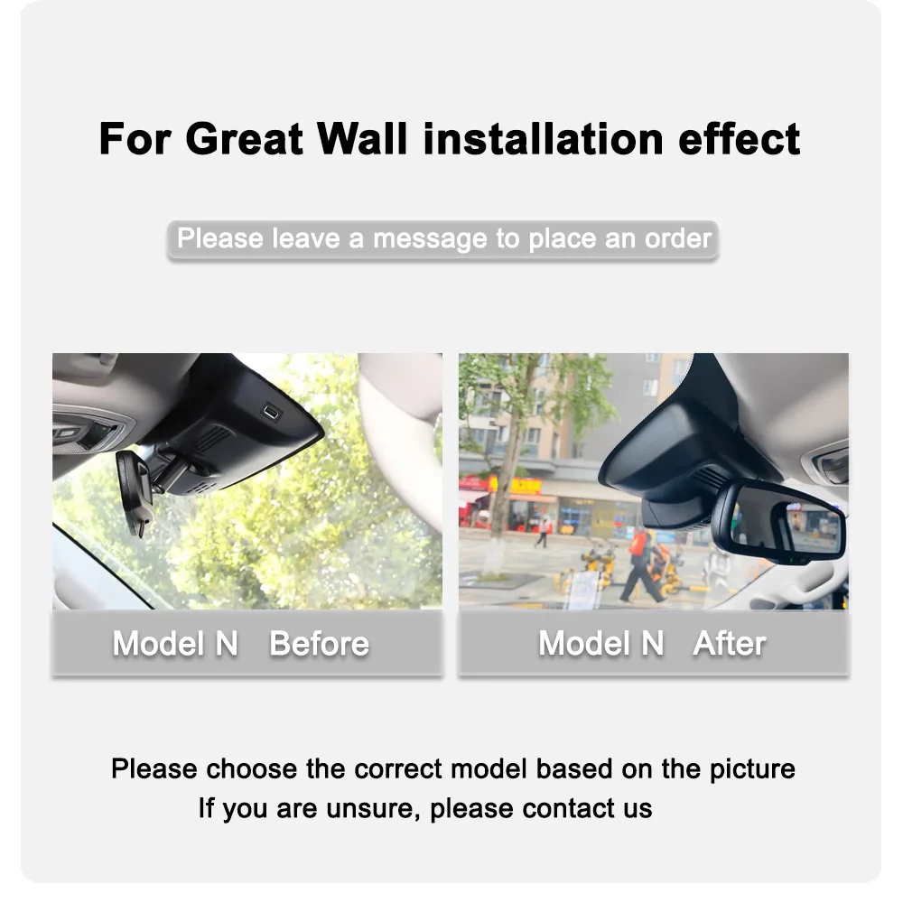 4K HD 2160P Plug and play Dash Cam For Haval Dargo to Front and Rear WIFI Car Dvr Dashcam APP Control Car Dash Cam