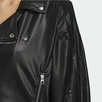 Adidas officiel véritable originaux femme motard Style veste de sport en simili cuir JL7553 4
