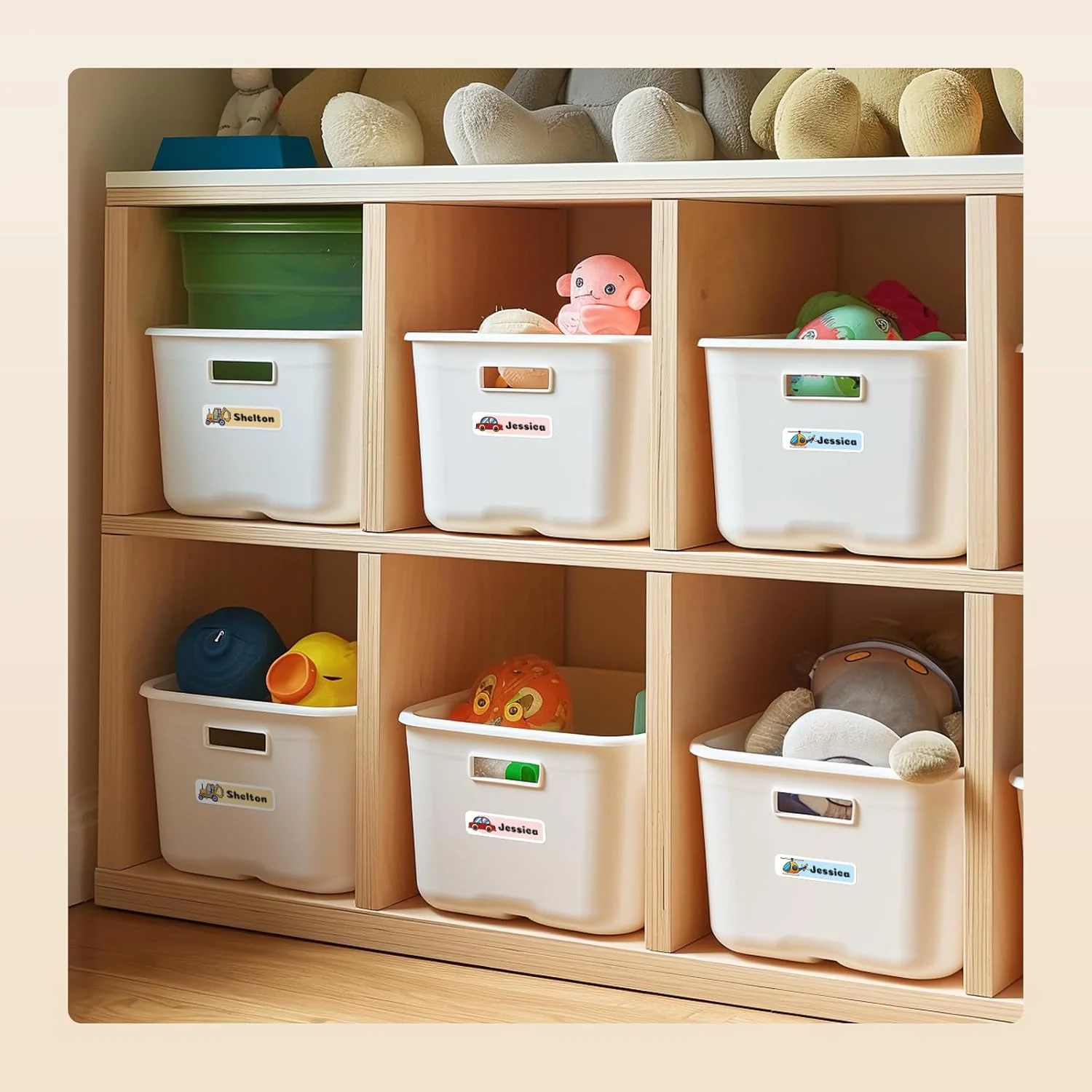 Niimbot D11 D110 D101 H1S Label Printer Sticker Color Cartoon Label Name Tag Thermal Paper for Kitchen Storage Office Class