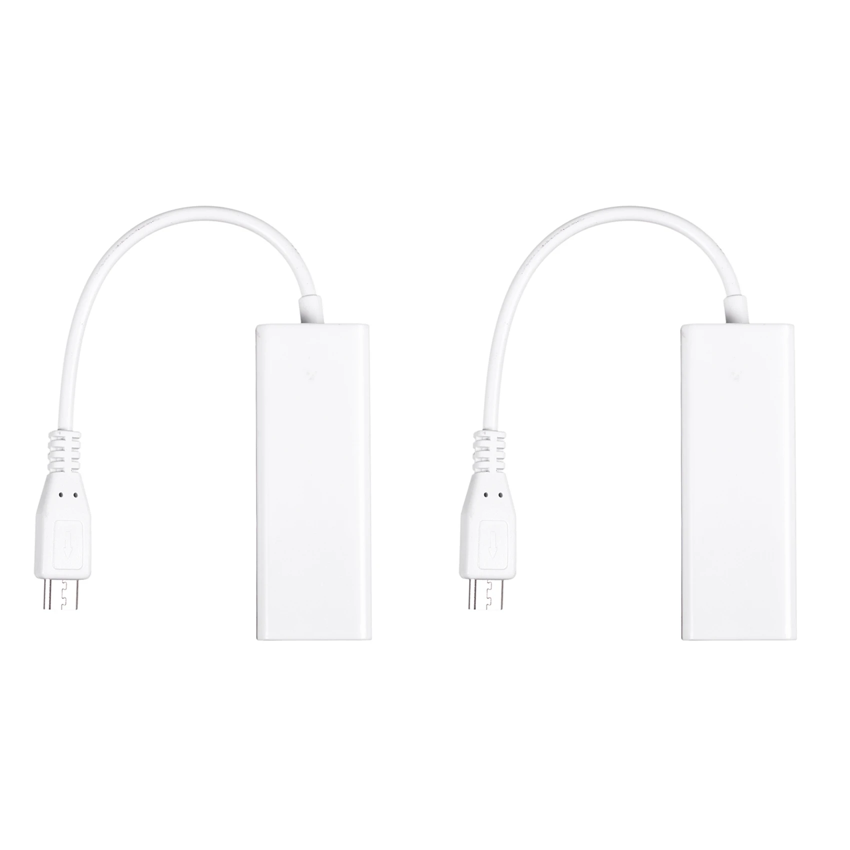 2 шт., мини-адаптер USB 5 Pin 10/100 Мбит/с RJ45 LAN Ethernet для планшетного ПК