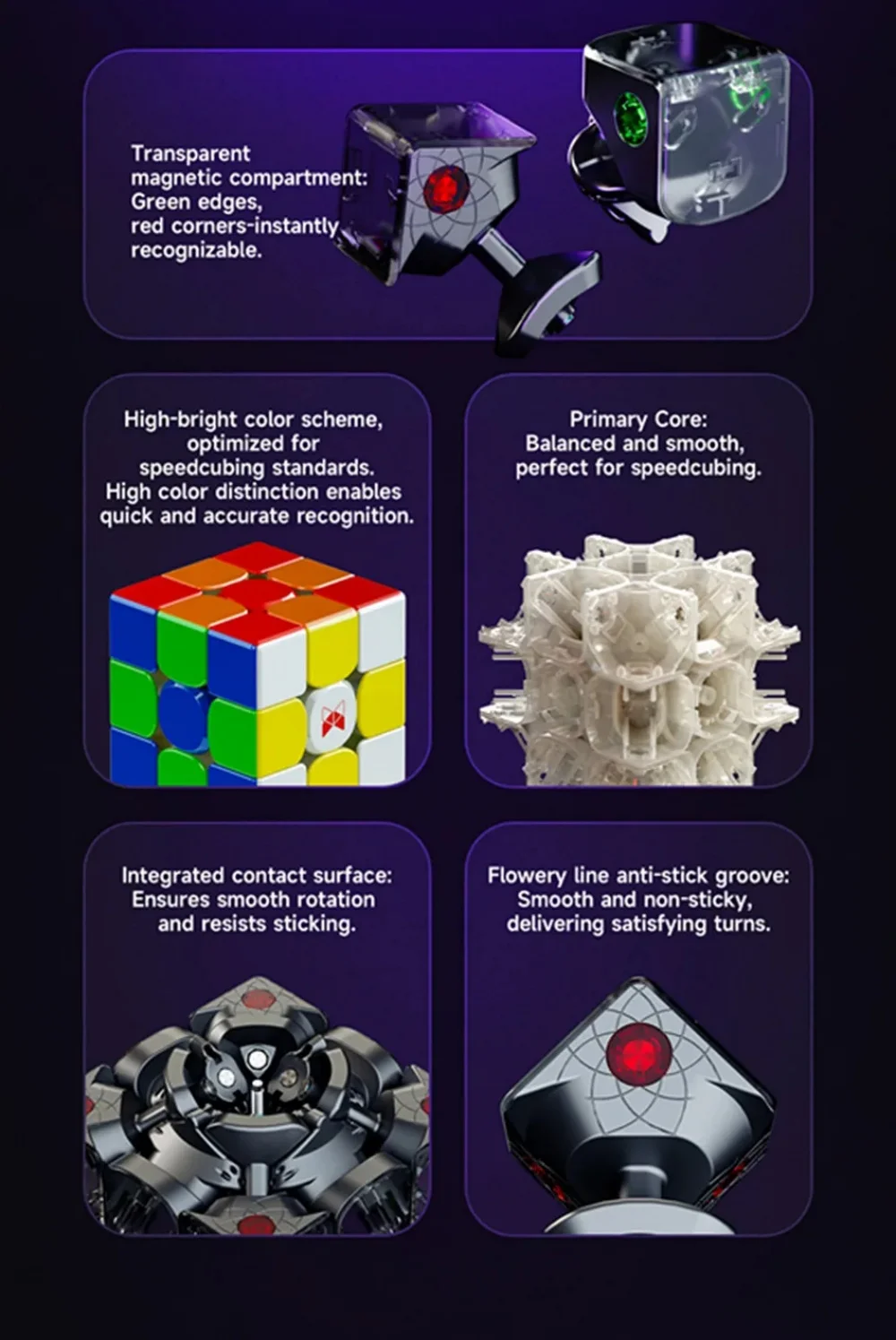 New Qiyi XMD XT3 V1 3x3 Cube Pioneer UV Magnetic Magic Professional Speed Cube Stickerless XT3 3x3x3 Toys Magico Puzzle Fun Toys 5