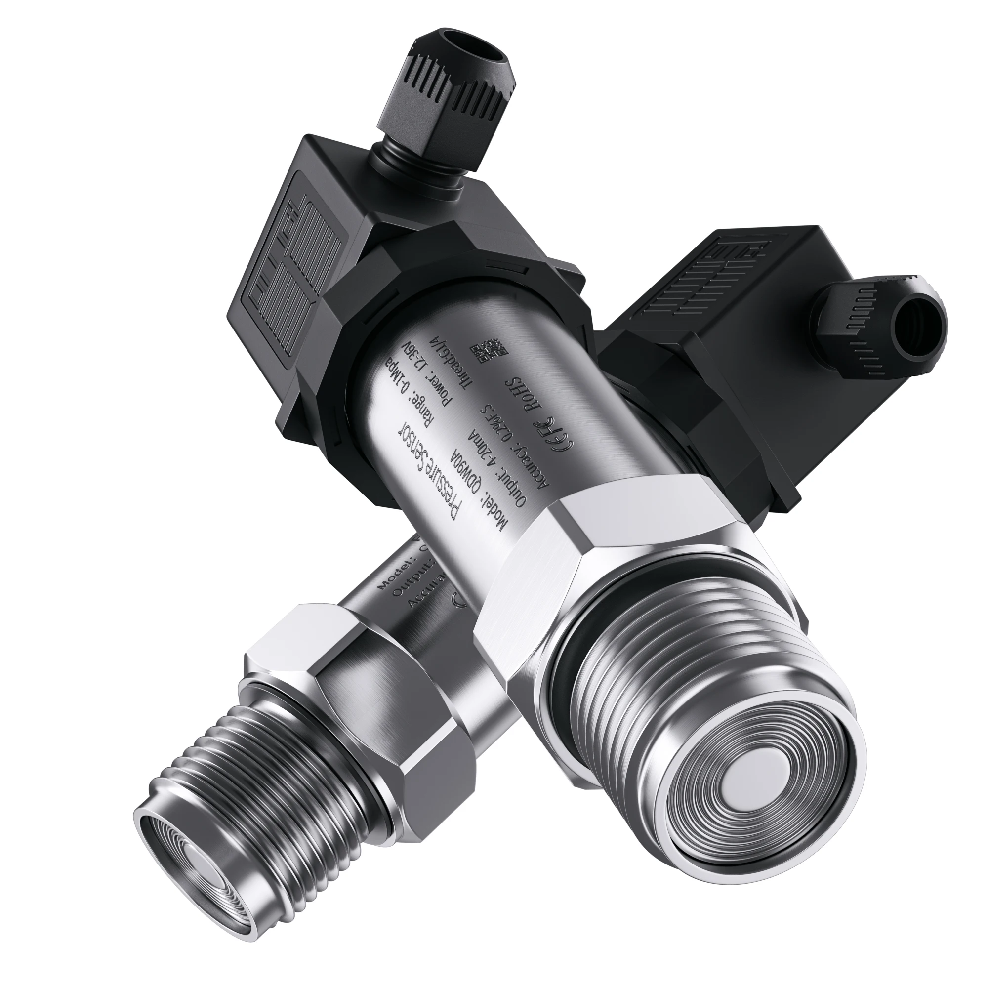 Pressure Transmitter 4-20mA 0-10V Flat Diaphragm 1Mpa 10Mpa 10bar Milk Glue Tank Sanitary Food Grade Flush 30kpa Sensor pressure sensor