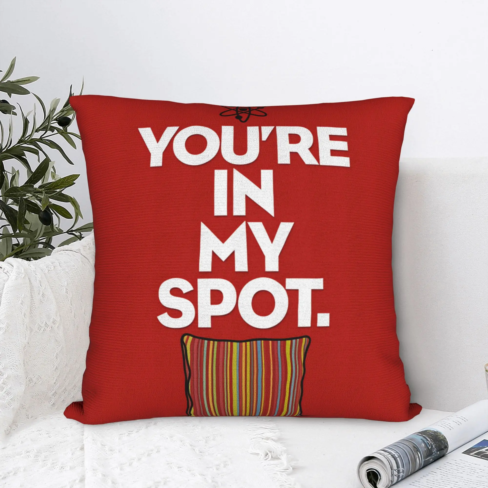 Funny TV Show-Inspired Pillowcase - Soft and Kawaii Decor for Couch, Sofa, or Bedroom