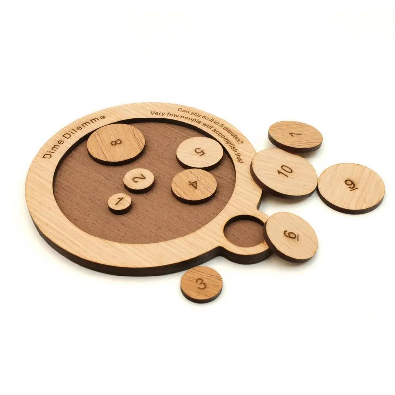 Enigmatic Penny Puzzle Brain Teasers – Engaging IQ Challenge Logic Game and Educational Gift