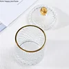 Transparent Glass Jar with Cover Storage Tank Jewelry Box Storage Boxes Cotton Swab Box Candy Jar Storage Bottles Home Organizer 5