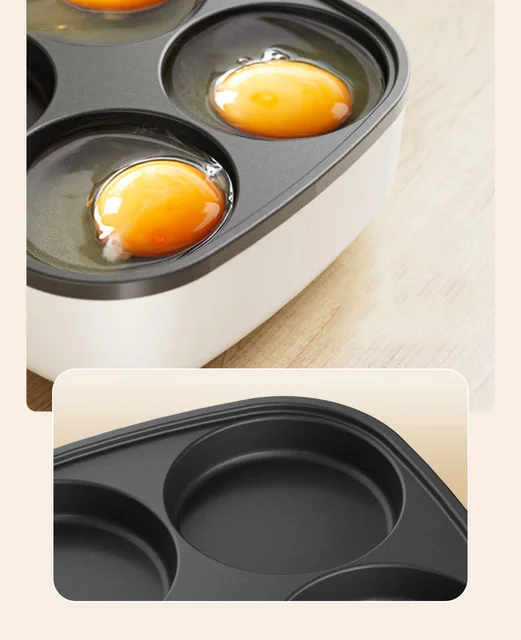 Sartén Eléctrica 350W Antiadherente Para Huevos Tortitas Y Carne Con Espátula De Ideal Para Dormitorios Viajes Y Cocinas Pequeñas