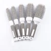 6Sizes Hair Styling Brush Nylon Comb Cylinder Curly Hair Rolling Comb Thermal Aluminum Tube Round Barrel Hair Comb Curly Tool 2