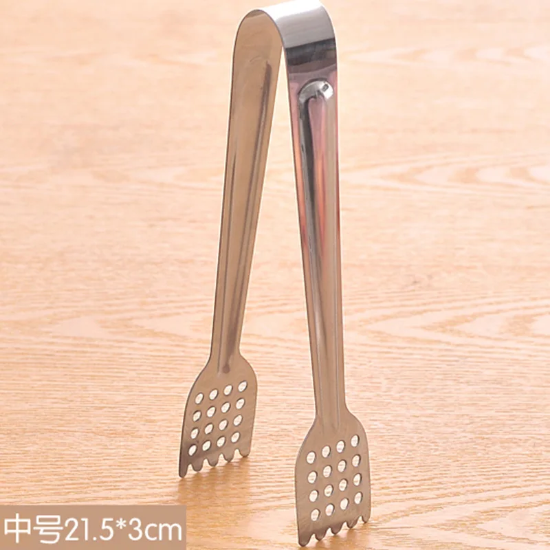 Stainless Steel Steak Clip Pancake Barbecue Clip BBQ Tongs Frying Fish Spatula Bread Household Kitchen Tool 1pc