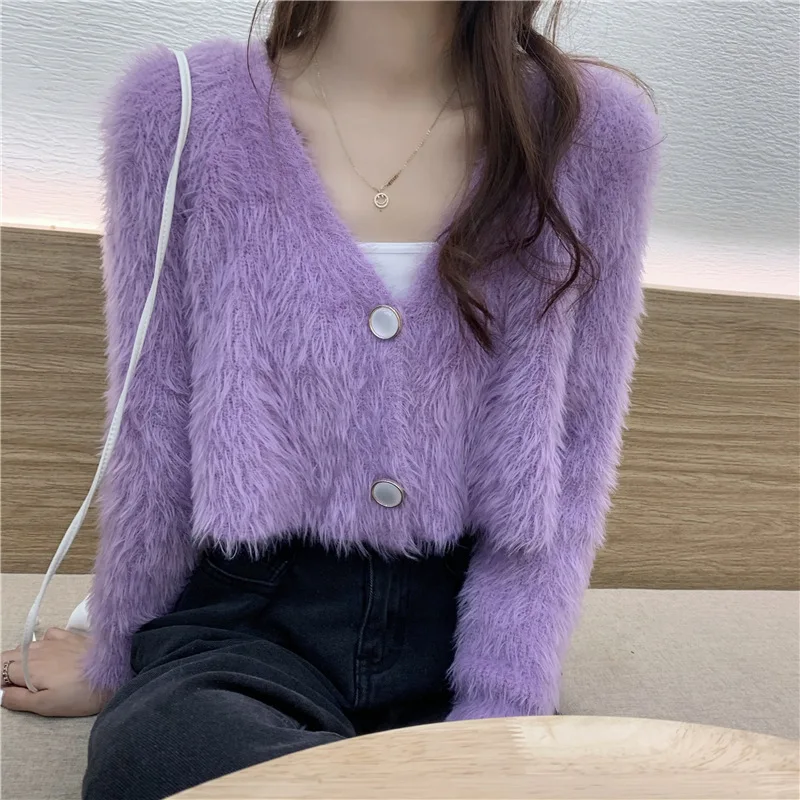 

Light Mature Wind Short Fashion Single-Breasted Knit Cardigan Female 2022 Autumn and Winter New Fashion Trend Sweater Women