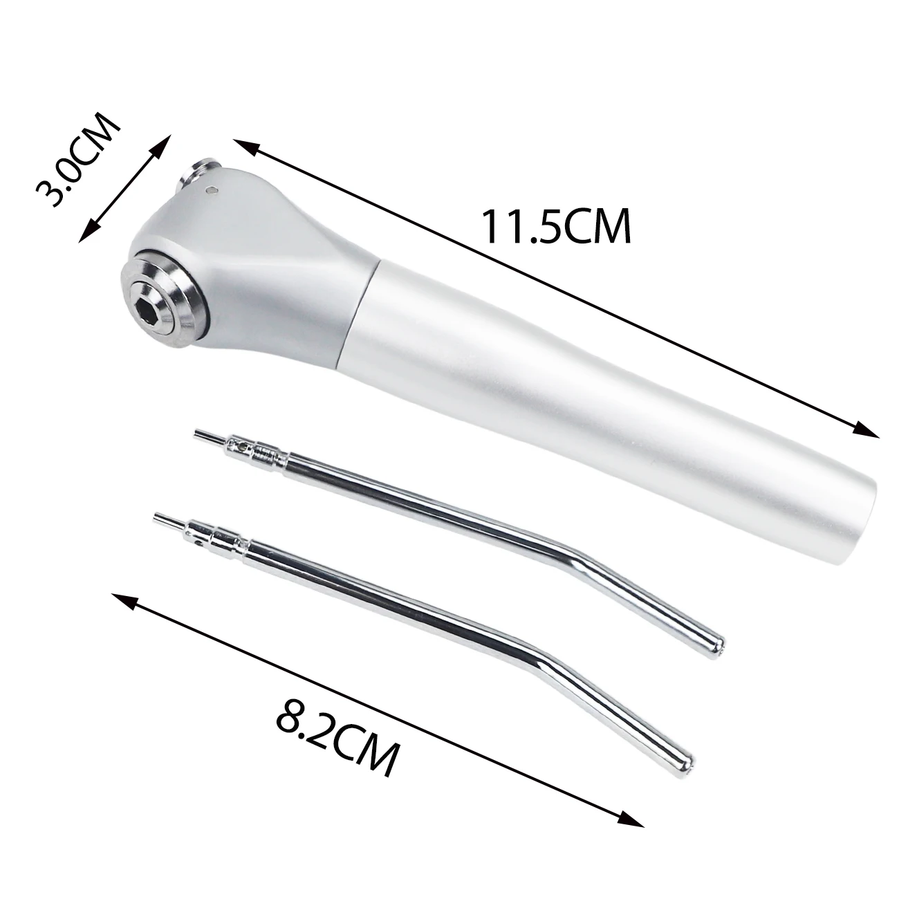 Siringa Dentale A 3 Vie Con Ugelli In Lega Di Alluminio Siringa Dentale A Tre Vie Rimovibile A Tre Vie Tipo Dritto - Foto 11