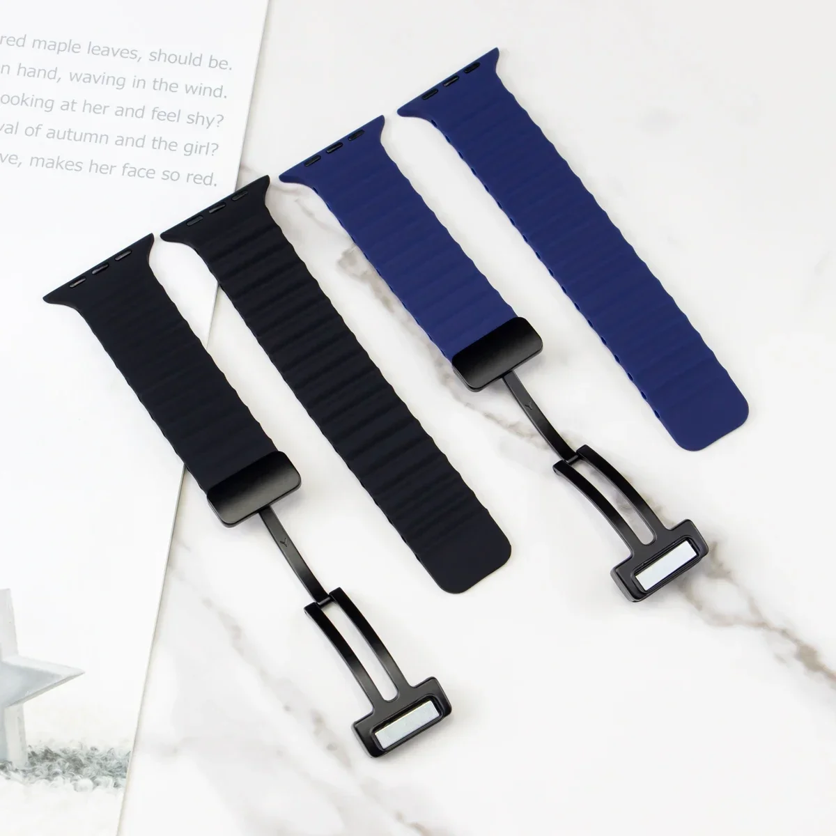 Magnetic Buckle Silicone Strap