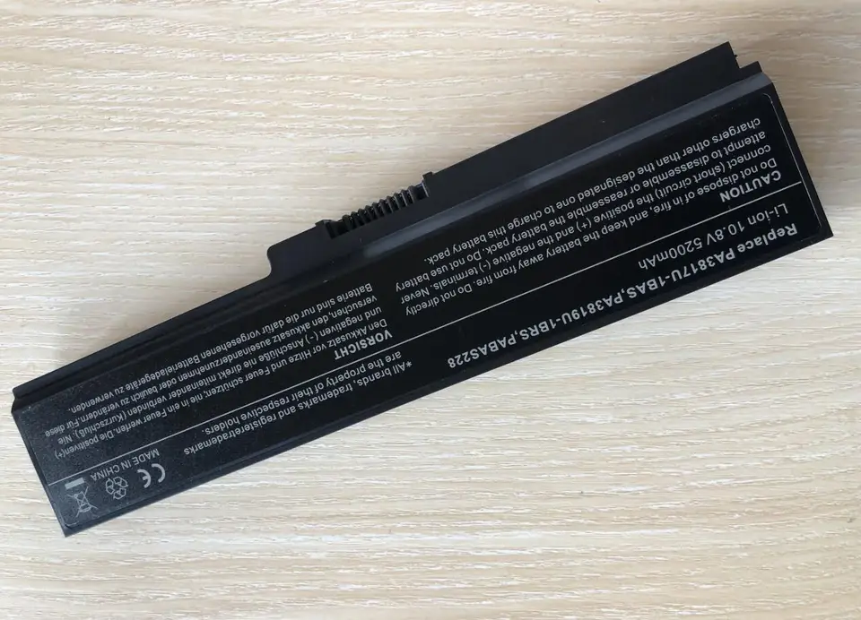 Batteria Notebook Toshiba Pinsinholy PA3817U-1BRS Batteria PA3819U-1BRS Di Ricambio Per Laptop Toshiba Satellite A660 C600 C650 C655 C660 C660D C665 C670 L700 L750 L750D L650 Batteria PA3817U-1BRS
