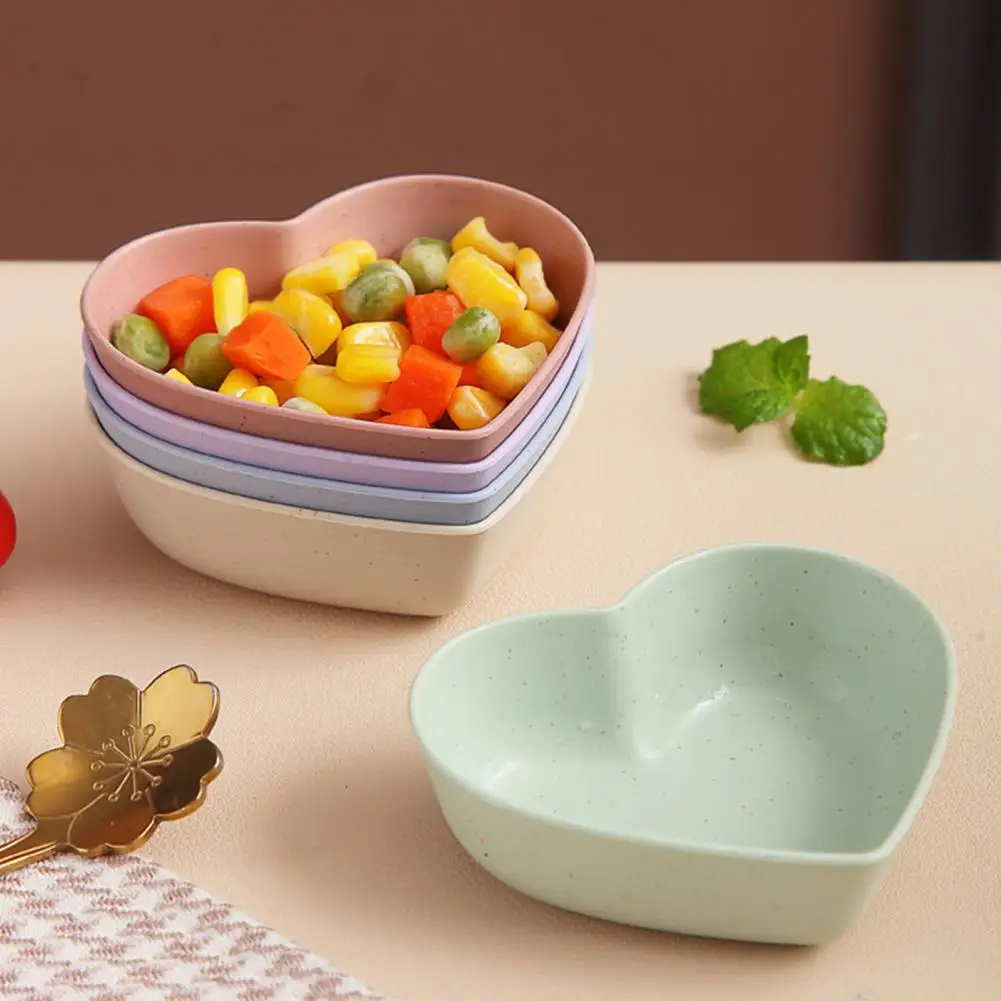 Snack Plate Heart-shaped Nordic Style Dessert Dish