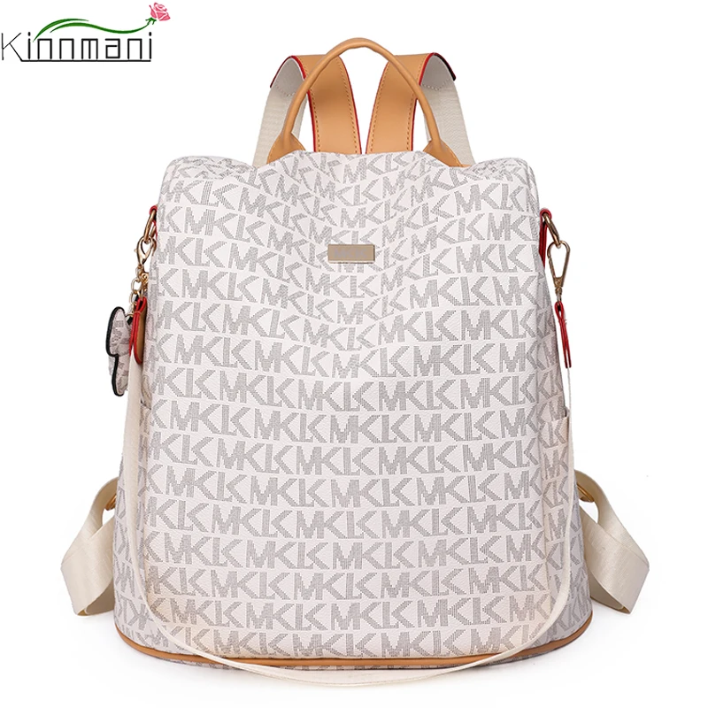 

Fashion Women's Large Capacity Backpack PVC Leather Anti-theft Backpack School Teenage Girls Multifunctional Travel Backpacks