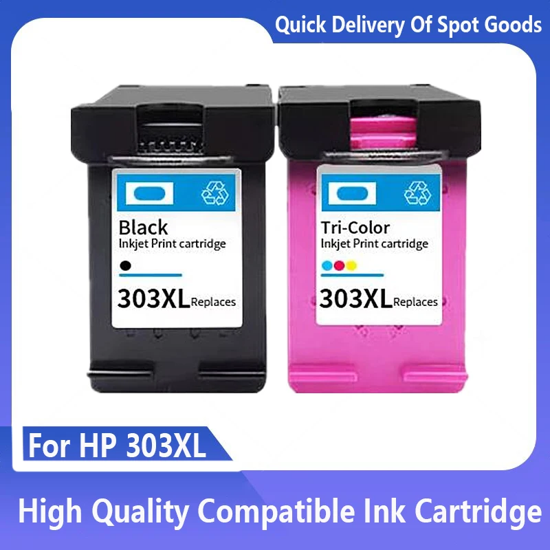 Cartuccia Di Inchiostro 303Xl Per Hp 303 Per Hp303 Per Hp303Xl Envy Photo 6220 6222 6230 6232 6252 6255 6234 7130 7134 7830 Stampante