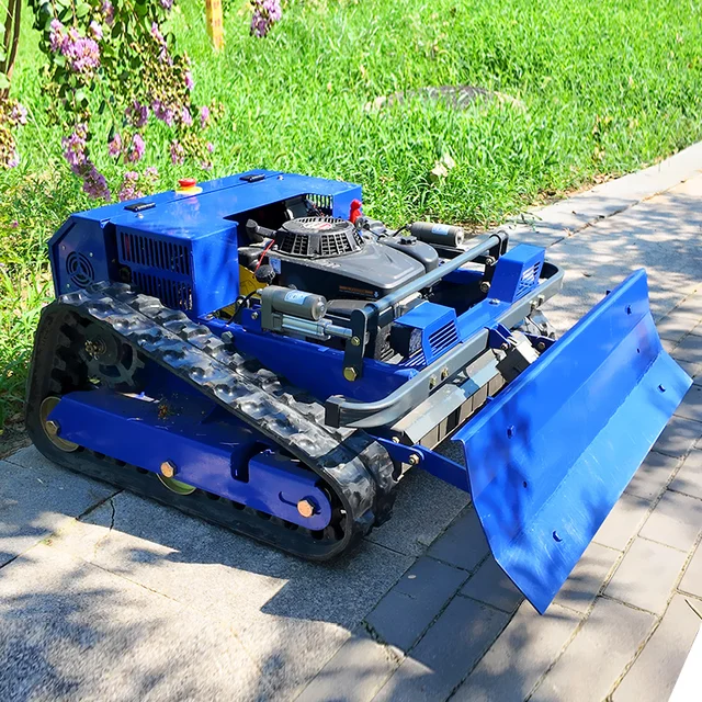Customized Factory Sales zero Turn Ride on Tractor 4x4 Grass Cutter Remote Control Crawler Lawn Mower Machines for Grass Cutting 3