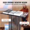 VEVOR 47" Acrylic Podium Stand Floor-Standing Clear Pulpits Acrylic Desktop Lecterns W/ Storage Shelf  for Church Office School 5