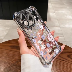 Floral Plating Shockproof Flower Phone Case - Cute New Design - Pixel 9A 5G (S26782)