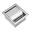 Stainless Steel Recessed Toilet Paper Holder Wall Toilet Paper Holder Modern Style Toilet Paper Holder Recessed Tissue Roll D 1