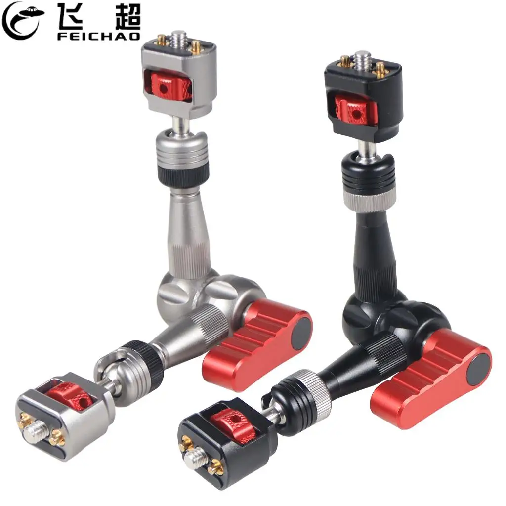 

7-дюймовый шарнирный держатель Magic Arm с винтом 1/4, Arri Pin для вспышки, ЖК-монитора светодиодный светодиодной вспышки, зеркальной фотокамеры