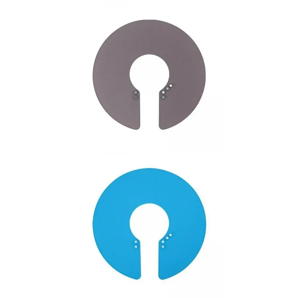 

Водонепроницаемый Регулируемый силиконовый ошейник для стрижки волос, 2 шт.