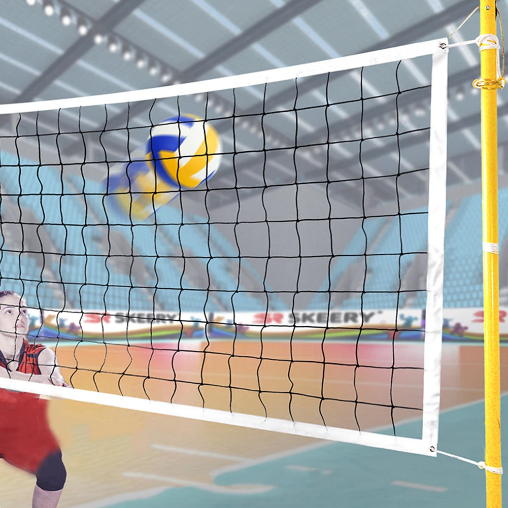 Heavy Duty Volleyball Net Upgraded Weather Resistance Portable Volleyball Net Tear-Resistant Frame Sports Outdoor