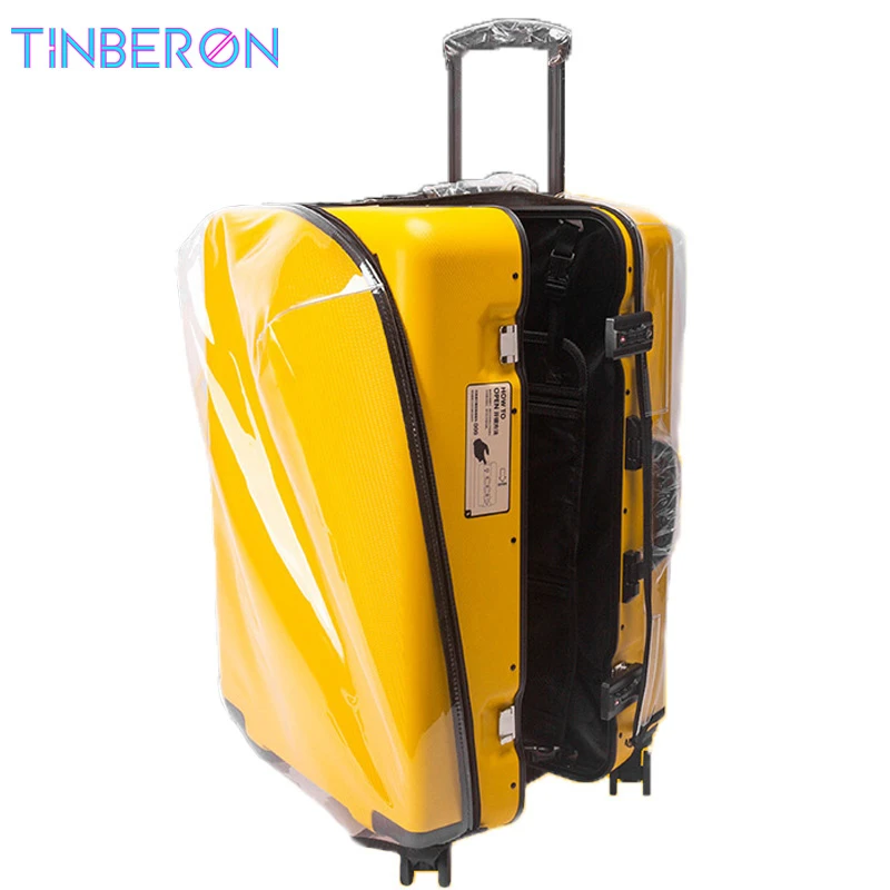 TINBERON New Transparent Luggage Cover Thick Wear resistant Suitcase