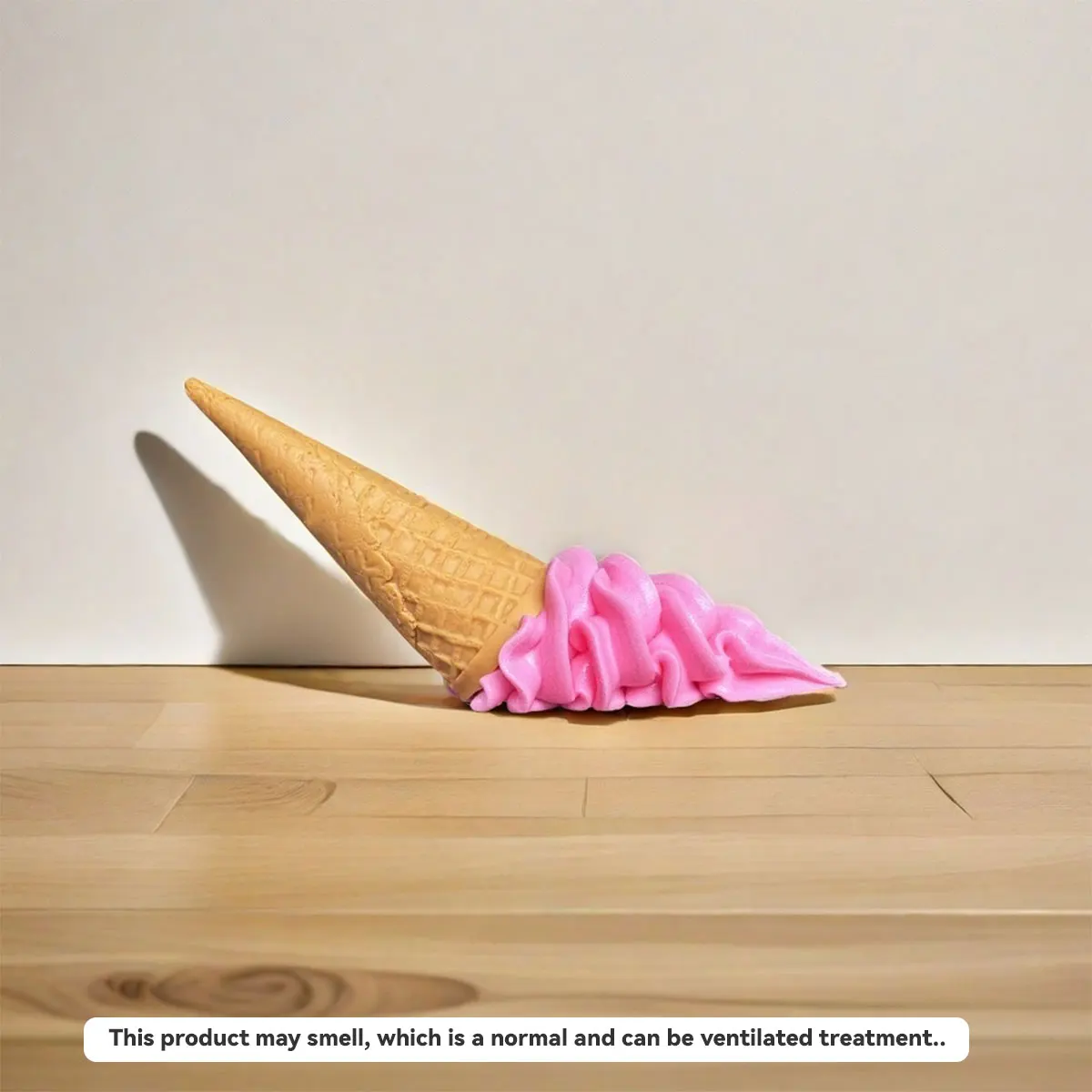 FAKE Dropped Ice Cream Cone Food Prop replica display food Spoof props Fake ice cream simulation sample prop decoration 1PC