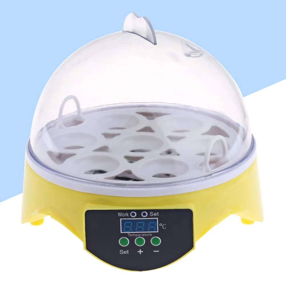 

7 Eggs Egg Incubators For Chickens Mini Hatching Incubator with Automatic Turning Household