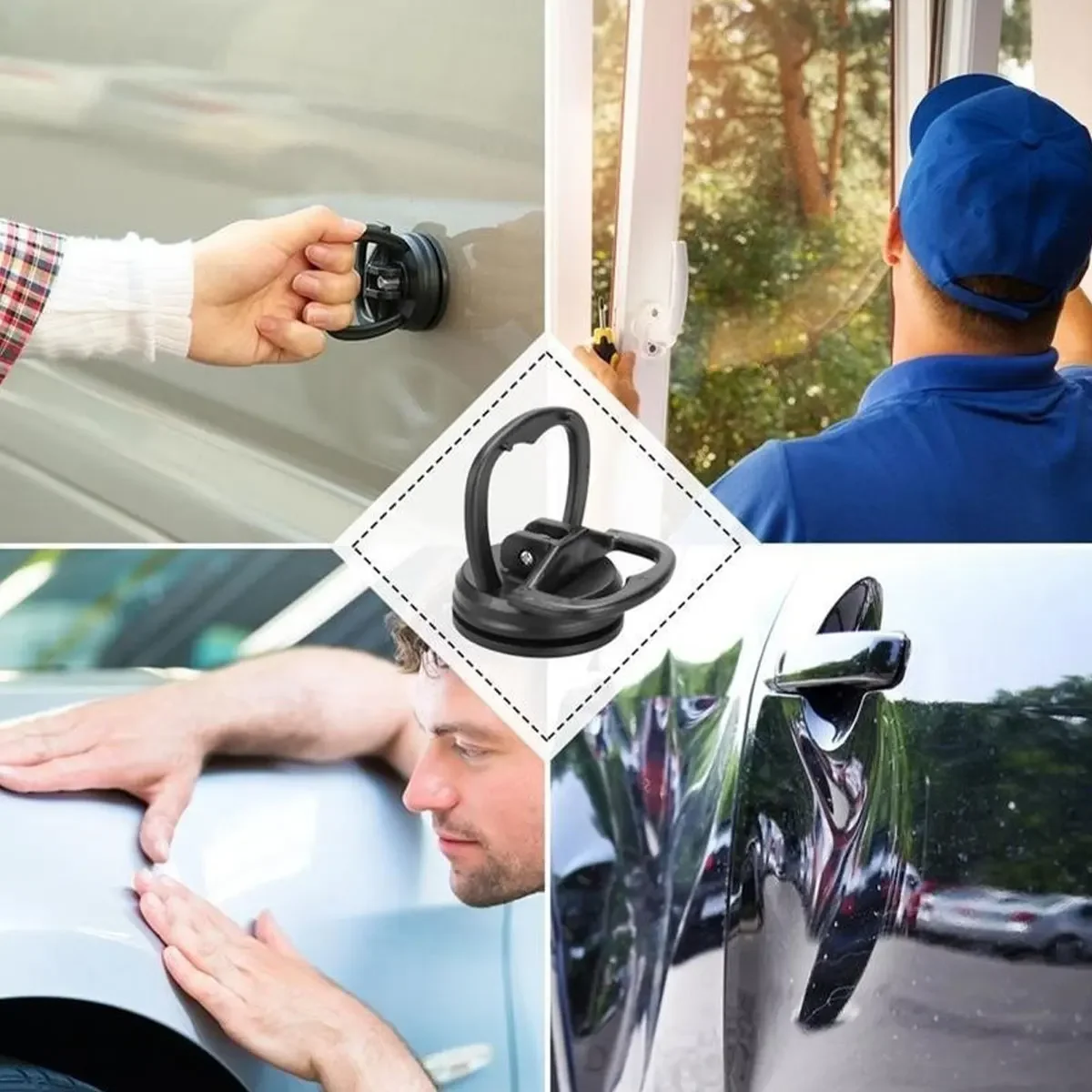 Electric Vacuum Suction Cup Car Repair Tool Body Repair Puller Suction Cup Removal Car Dent Glass Suction Tool Dent Puller Body Pull
