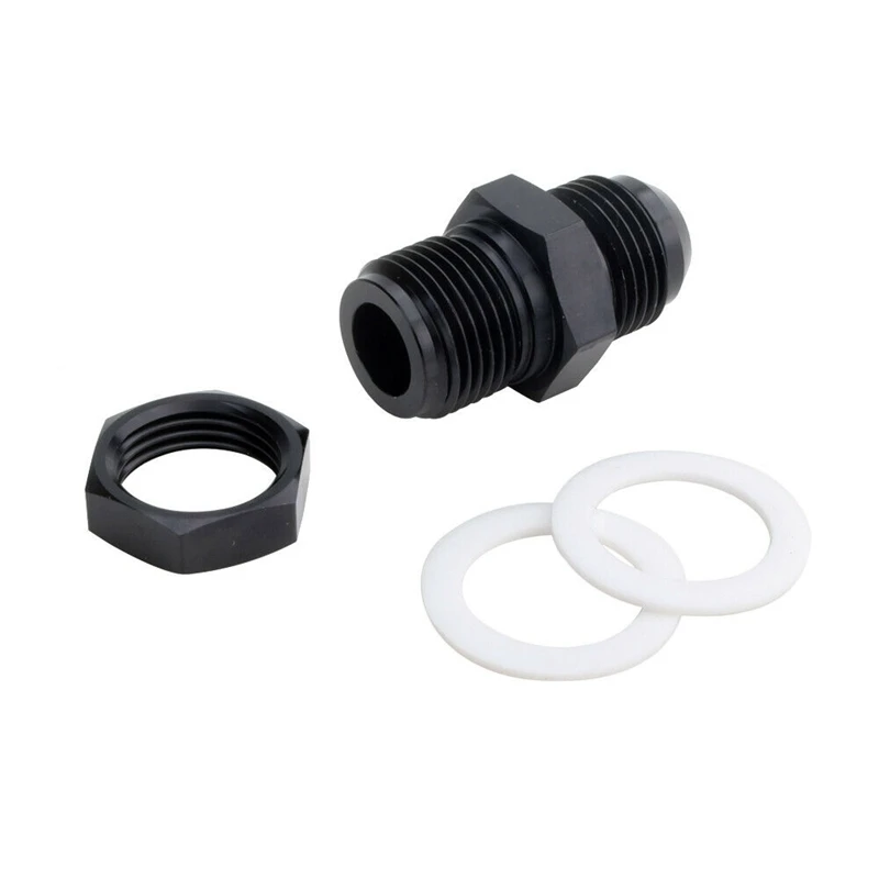 콜드 오일 커넥터 호스 엔드 피팅 어댑터, Ki Lare 연료 전지 벌크 헤드 피팅, PTFE 와셔 포함, 8 AN AN8