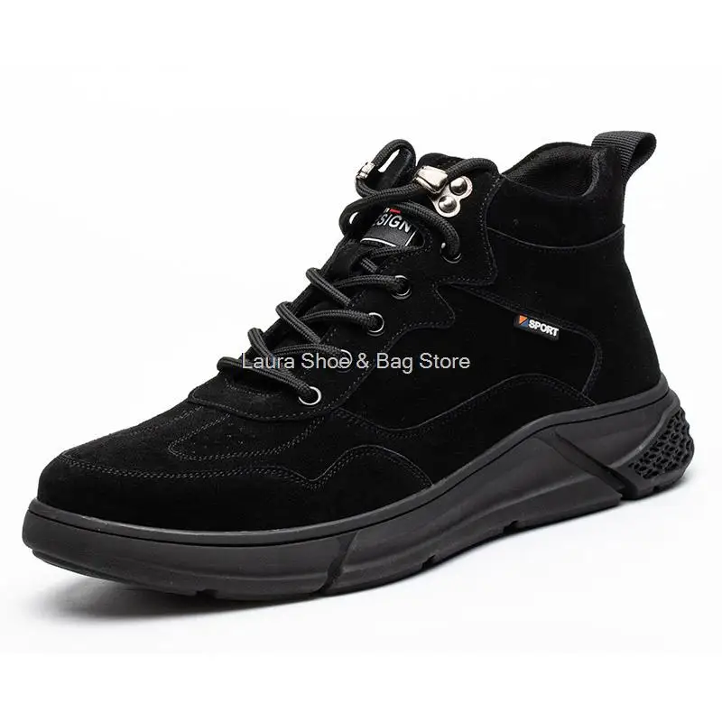 Scarpa Da Lavoro Antinfortunistiche Alta In Pelle Idrorepellente Con - Foto 3