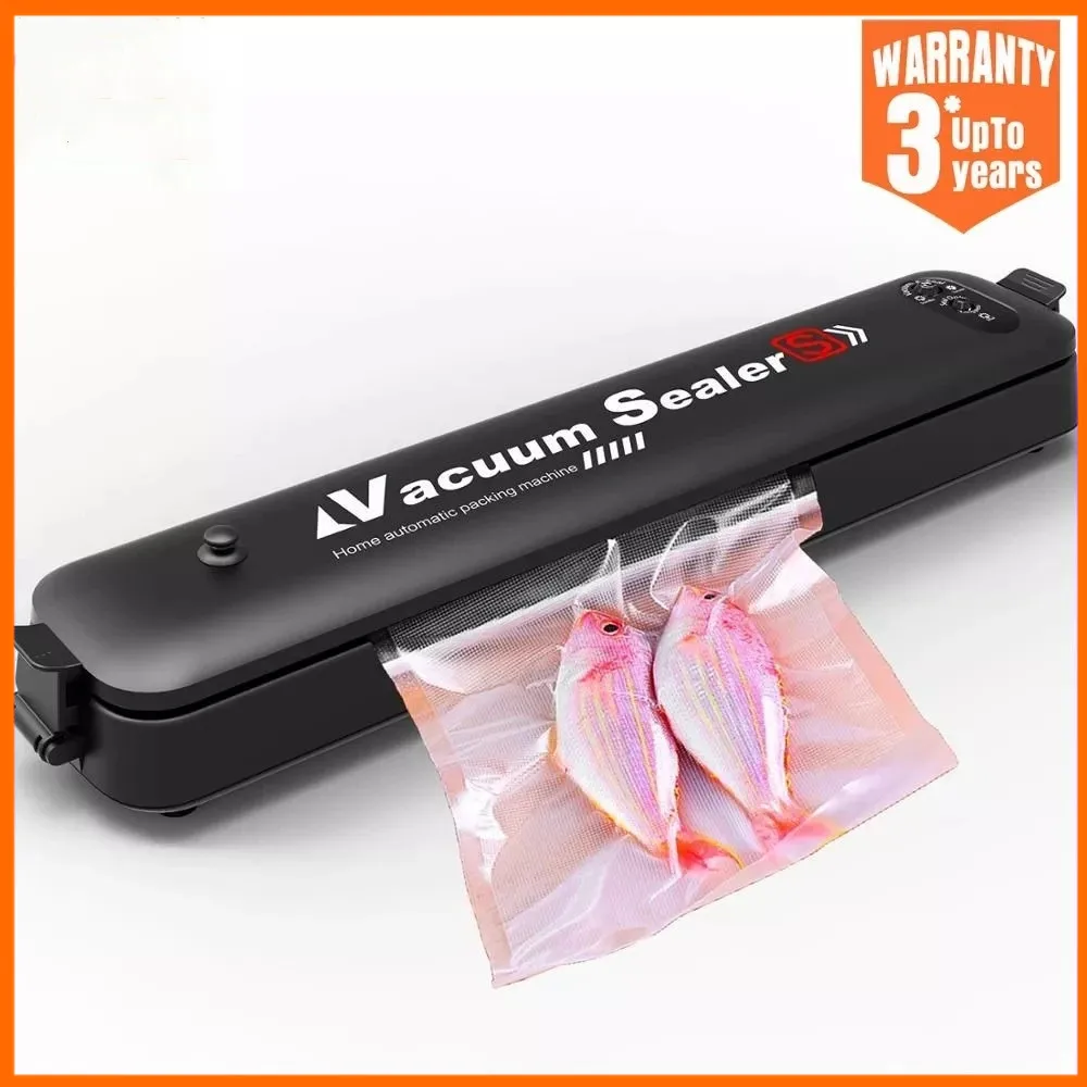 Automatic Food Vacuum Sealer Machine Built in Air Sealing System W/ Normal  & Moist & Gentle 3 Food Modes with 10Pcs Vacuum Seal Bags 