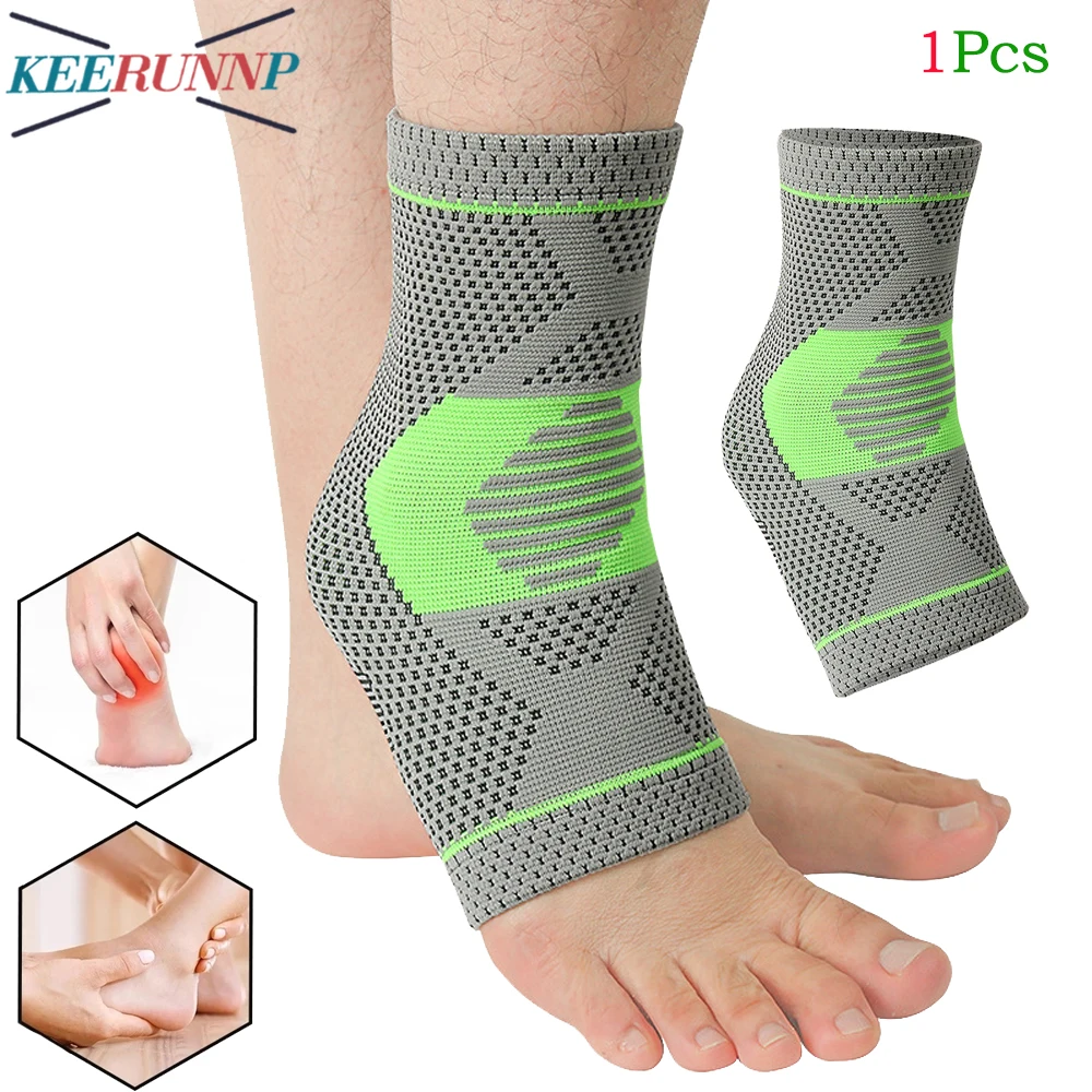 

1Pcs Ankle Brace Compression Support Sleeve Socks for Plantar Fasciitis Arch Support Foot & Ankle Swelling Joint Pain Heel Spurs