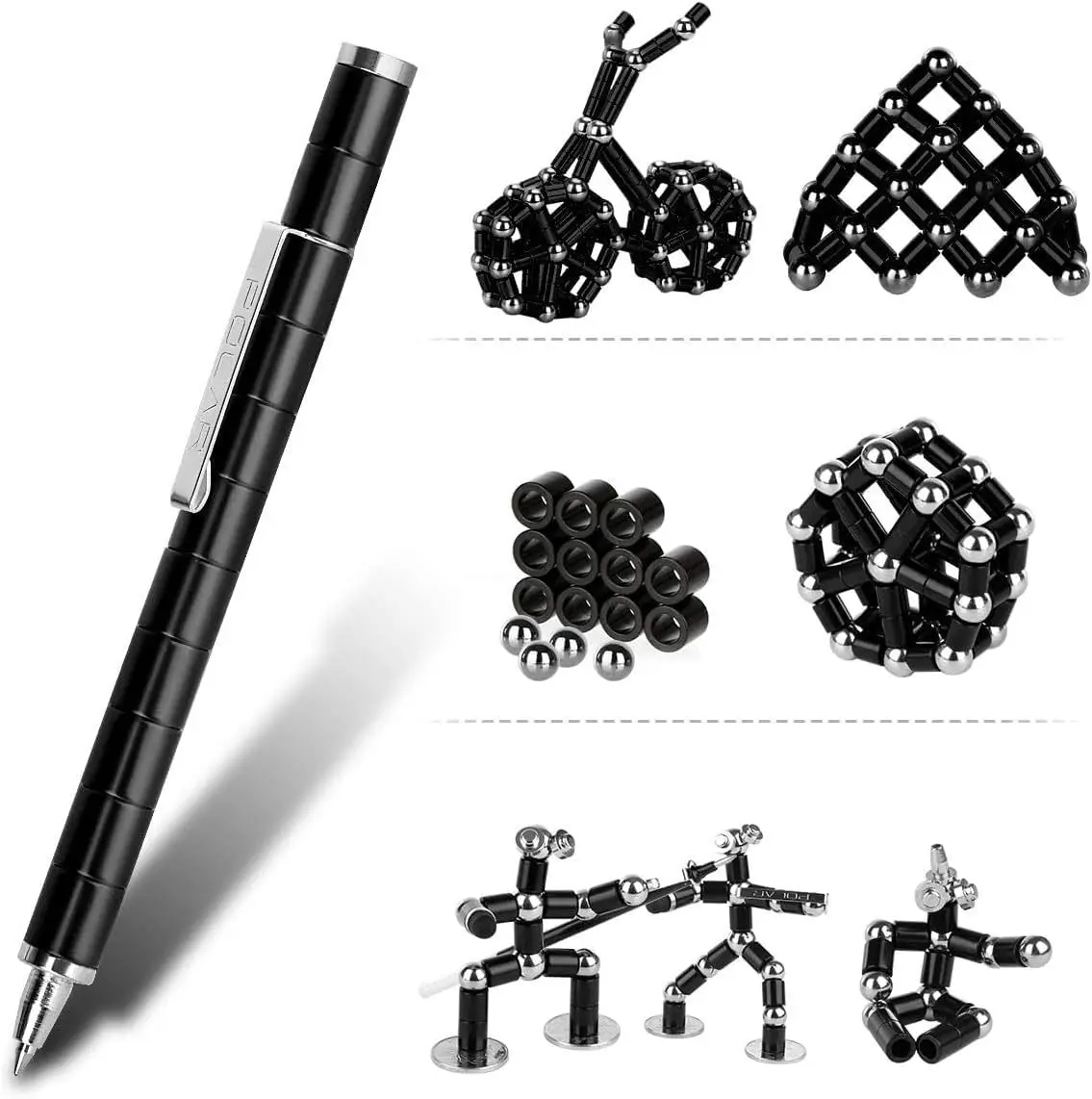Magnetic Pen Fingertip Gadget Stress Relief Toy For Teenagers
