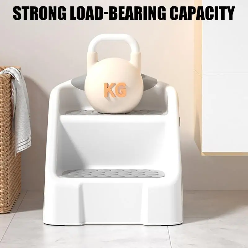 090A 2 Step Stool for Bathroom and Toilet Potty Training Kids Step Stool Baby Ladder Helper Toddler Stepping
