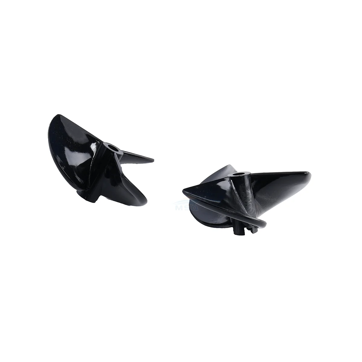 Hélices 3 pales nylon D52/D55mm pour bateau RC - Lot de 2