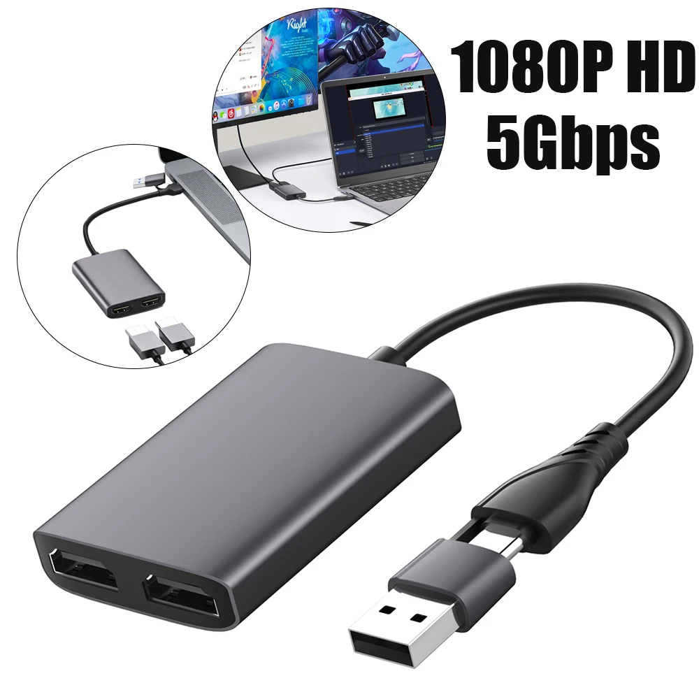 

Адаптер-конвертер USB Type-C в HDMI, 4K, 1080P, 60 Гц