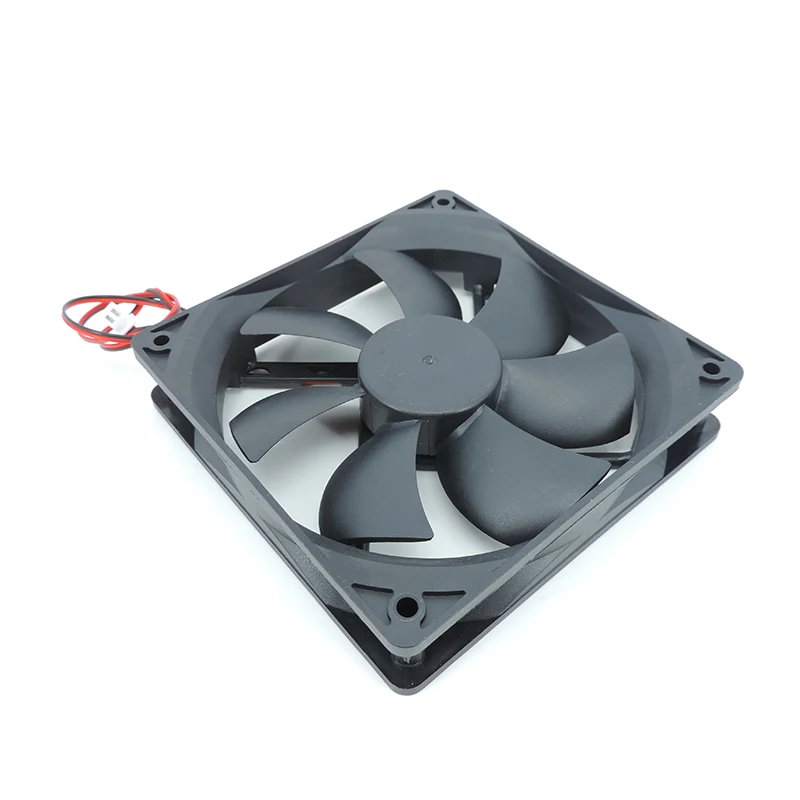 1pcs 120mm 120x25mm 12V 2Pin DC Brushless PC Computer Case Cooling Fan 1300PRM Cooling Radiator Ventilador PC Cooler Master A7