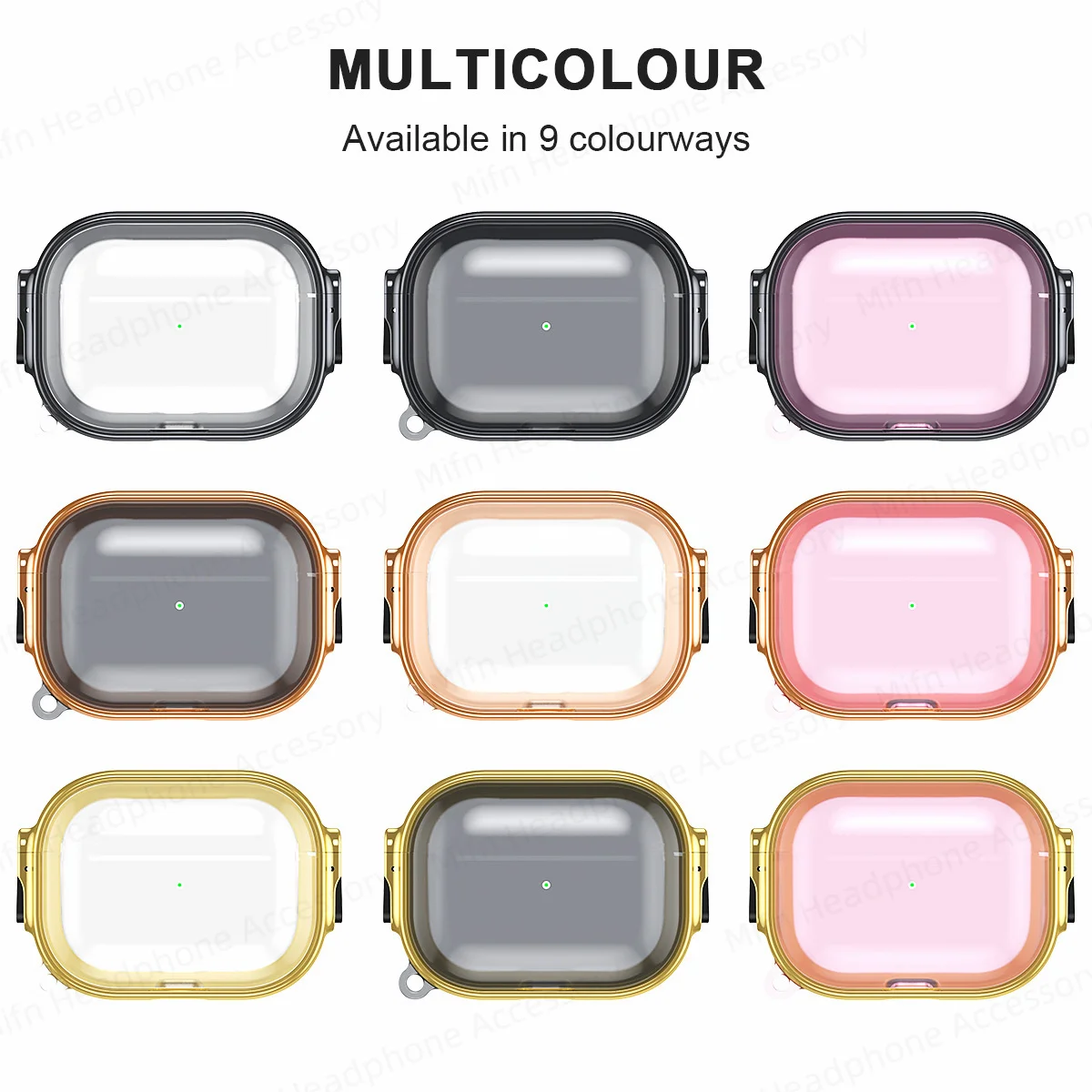 Nuova Custodia Per Airpods Pro 2/3 Cover Protettiva Trasparente Portachiavi Trasparente Scatola Di Ricarica Wireless Per Airpods 3Rd 2021 Custodie Cov