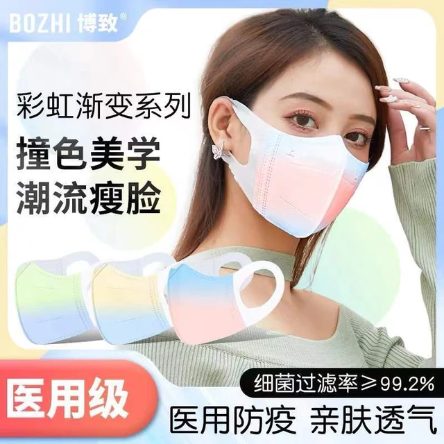 3d tıbbi maske izolasyon maskeleri Anti virüs yüz maskesi 3d maskesi  yetişkinler için cerrahi maskeler geniş Earband yüz maskeleri güzel -  AliExpress