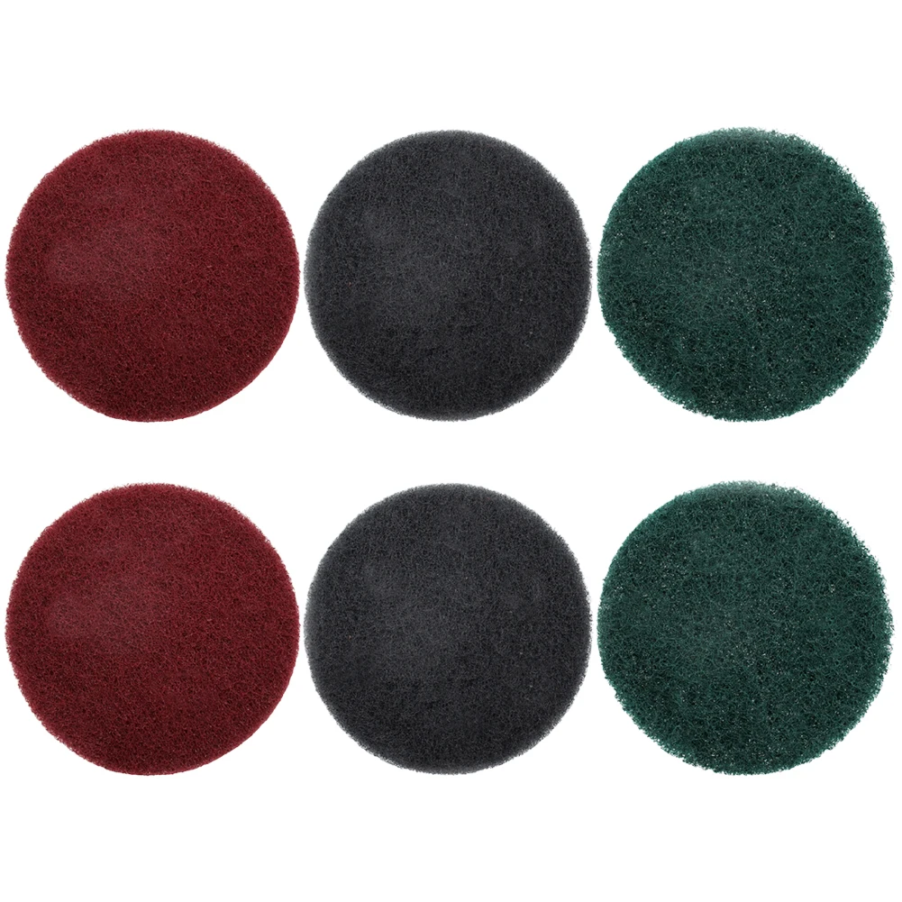 6pcs 5-inch Electric Drill Brush Head Cleaning Cloth Household Tools Floor Tile Polishing Kitchen Bathroom Car Wash And Descal 5