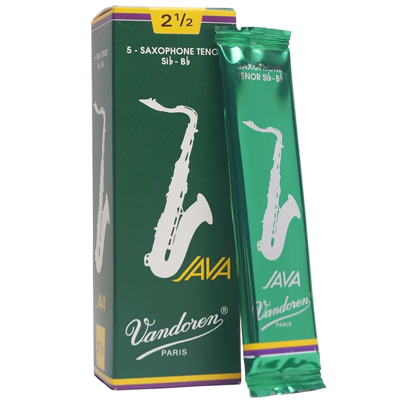 

Vandoren saxphone reeds green box java hardness 2.5--3.5 professional Tenor reeds saxphone reed